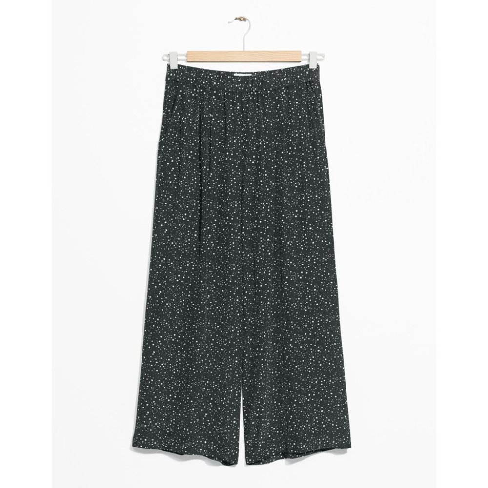And Other Stories Printed High Waist Culottes Size 2